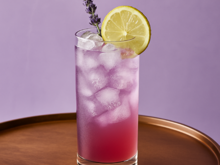 Fluère Bitter Lavendel Fizz mocktail
