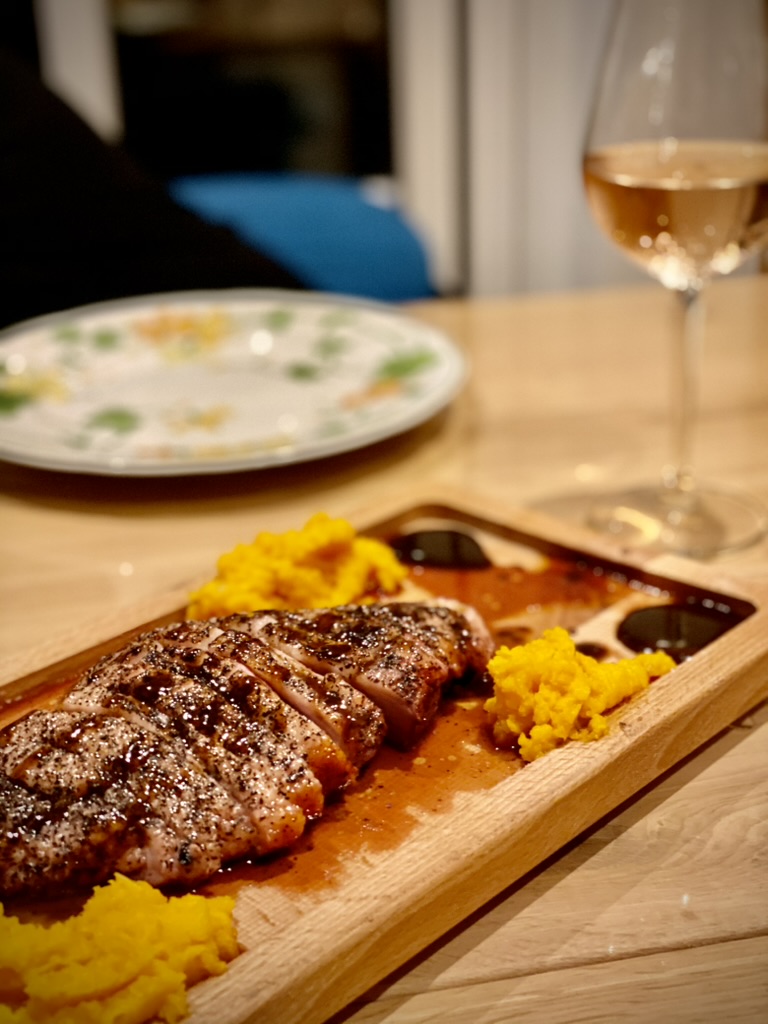 Eendenborst met Salinosaus