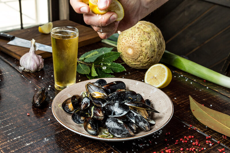 Zeeuwse Mosselen in Lemonbier