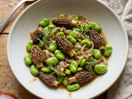 Tuinbonen met Morilles