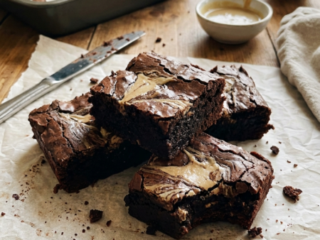 Tahin Fudge Brownies
