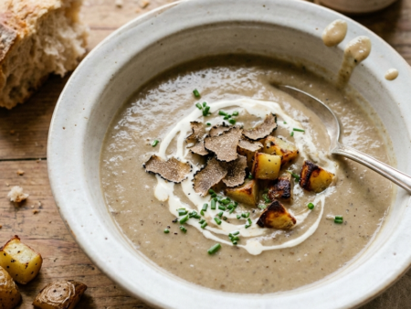 Gerookte Aardappelsoep met Truffel