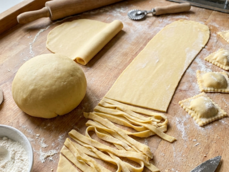 Zelfgemaakt Pastadeeg voor Ravioli en Tagliatelle