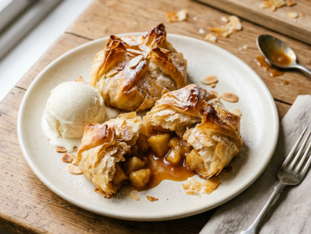 Appeltoffee in Filodeeg