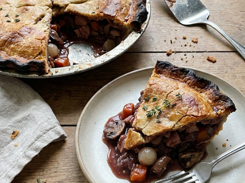 Coq au Vin Taart