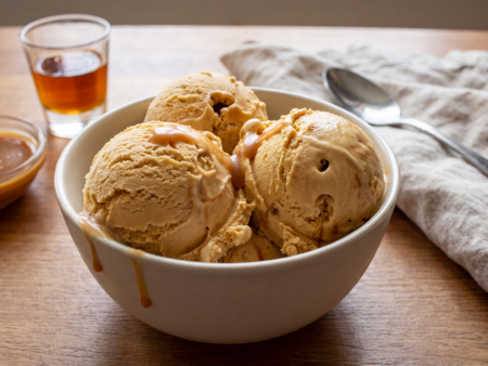 Romig Caramelijs met Amaretto