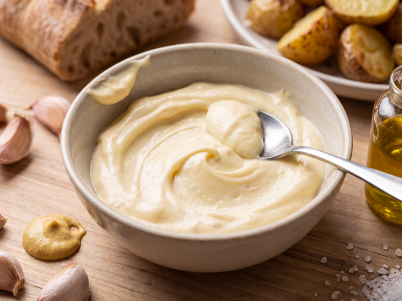 Zelfgemaakte Aioli