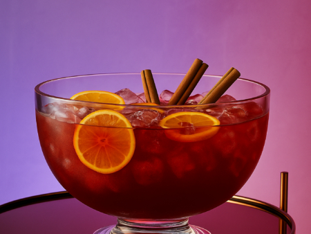 Fluère-punch met kaneelstokjes (4 porties) mocktail