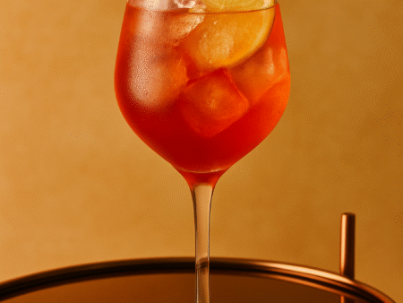 Fluère Sicilian Bitter Spritz mocktail
