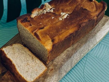 Bananencake met kokosbloem