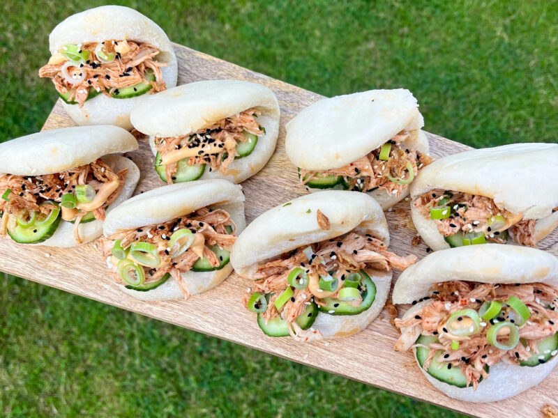 Bao Buns Pulled Chicken 🍗