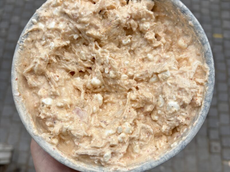High Protein Pulled Chicken Dip😋