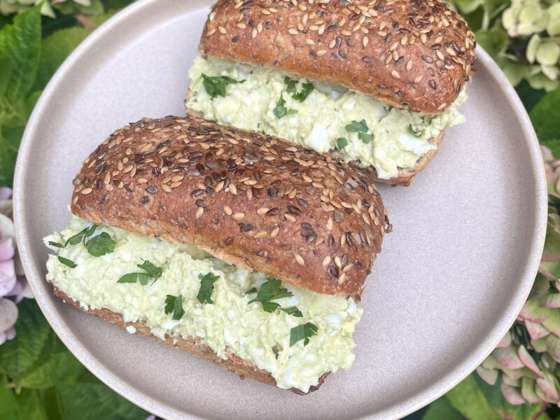 Broodje Avocado Eiersalade 🥑🥚