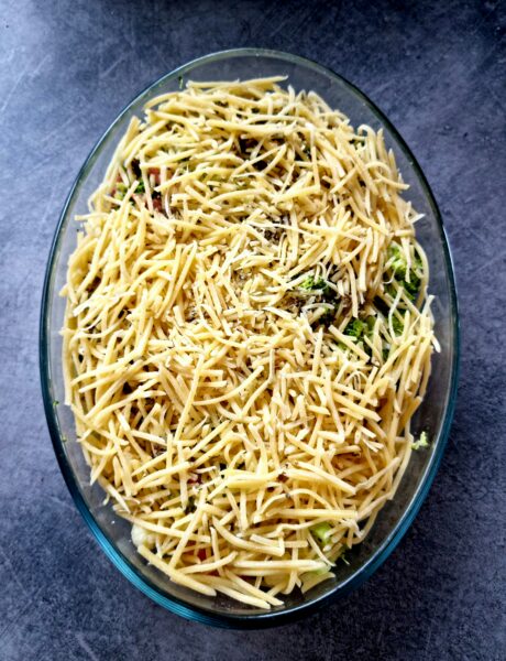 Ovenschotel met bloemkool en broccoli