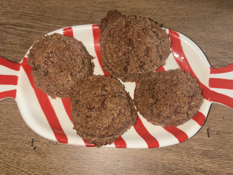 Kokoskoeken met kaneel & speculaaskruiden