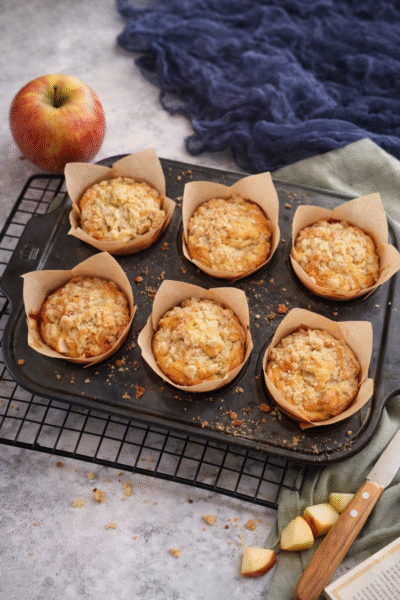 Appel Crumble Wolkencupcakes