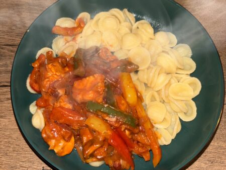 Pasta Stroganoff met Kip