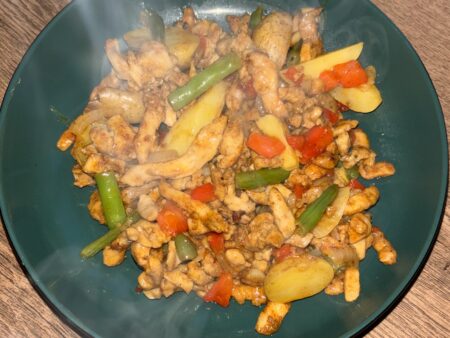 Shoarmaschotel met Kriel & Sperziebonen