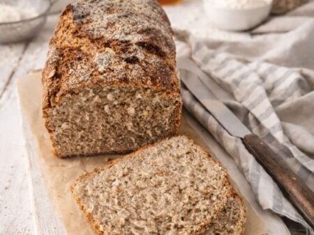 Volkorenbrood met havermout