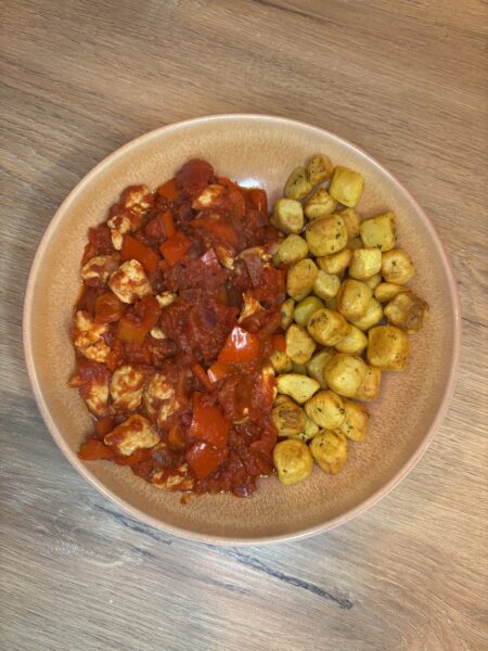Gezonde Kip Paprika Stoof met Krieltjes🥘🥔