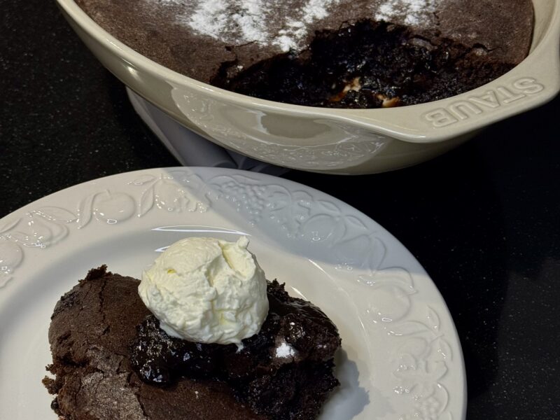 Brownie pudding