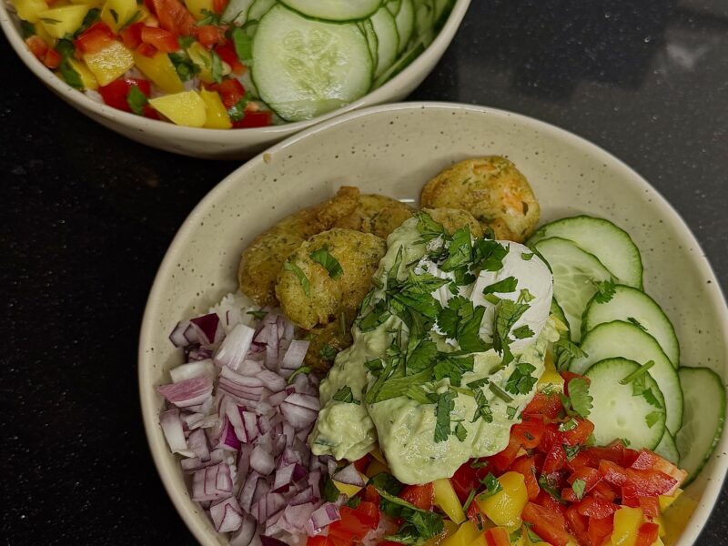 Garnalen Rijst Bowl