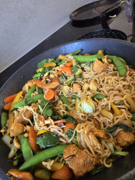 Roerbaknoodles lemon-soy