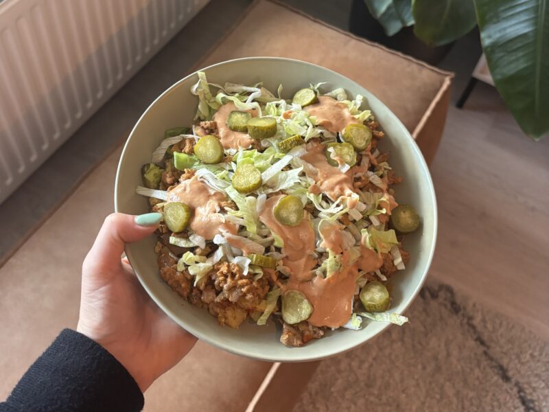 Cheeseburger bowl