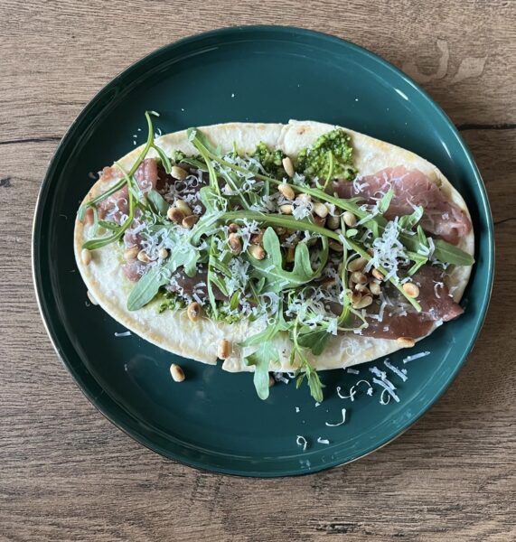 Carpaccio pizza