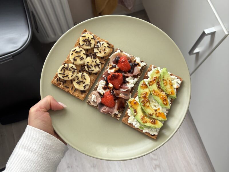 Knäckebröd beleg ideeën