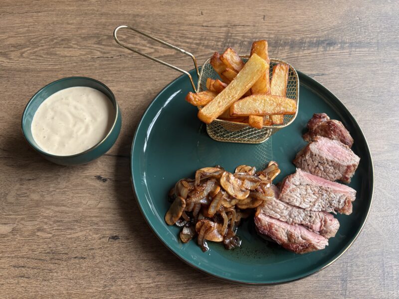 Kalfs entrecote met verse friet