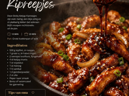 Sticky Ketjap Kipreepjes
