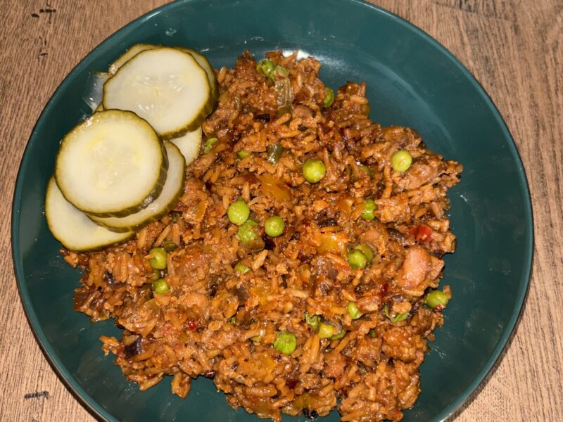 Nasi met shoarma