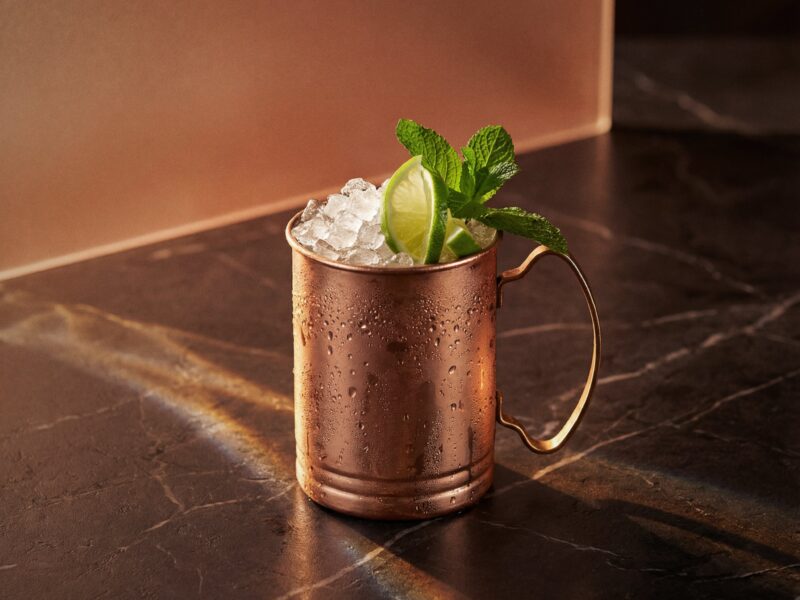 Amaretto Mule cocktail