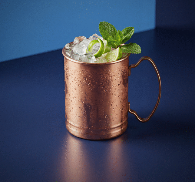 Blue Curacao Mule cocktail