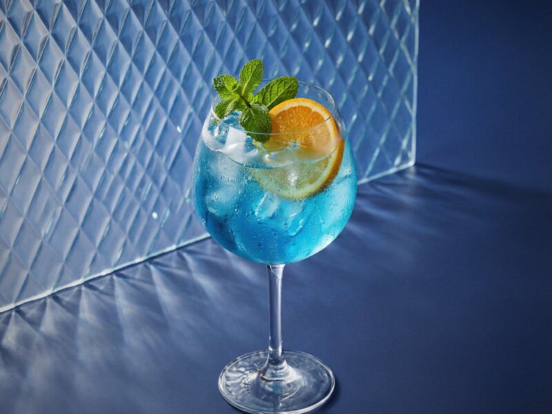 Blue Curacao Spritz cocktail