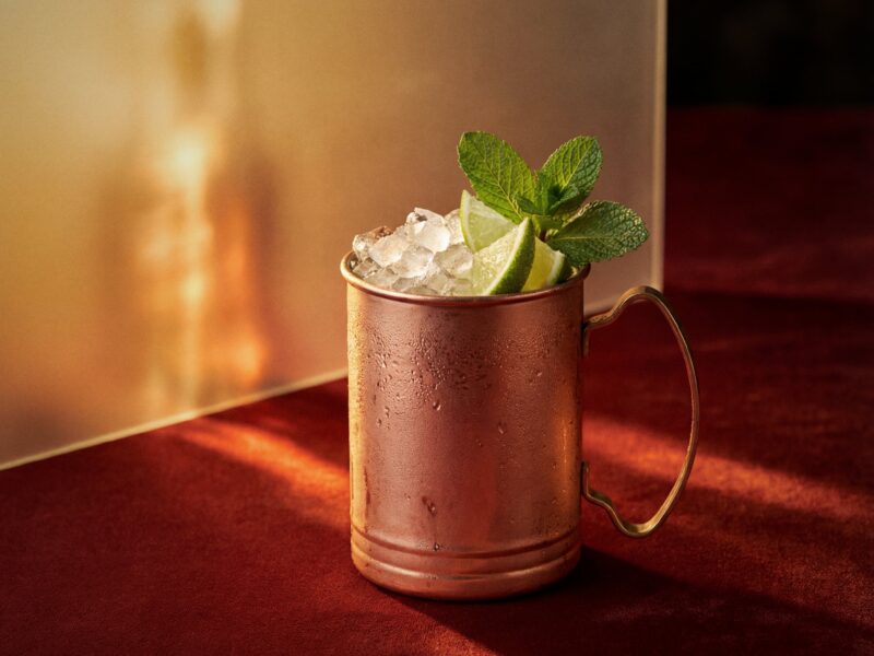 Dry Orange Mule cocktail