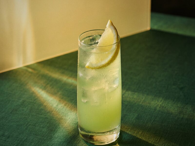 Green Banana Collins cocktail
