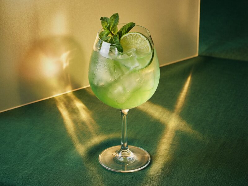 Green Banana Spritz cocktail