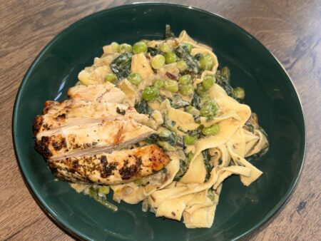 Pasta met citrusroomsaus