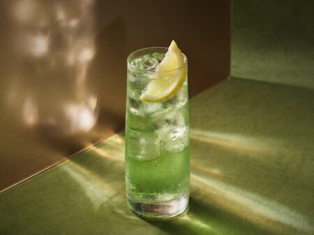Kiwi Collins cocktail