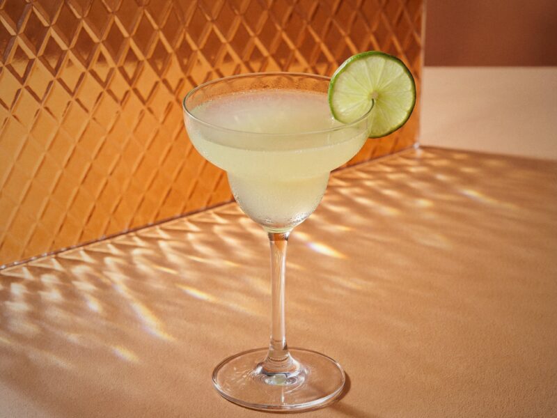 Peach Margarita cocktail