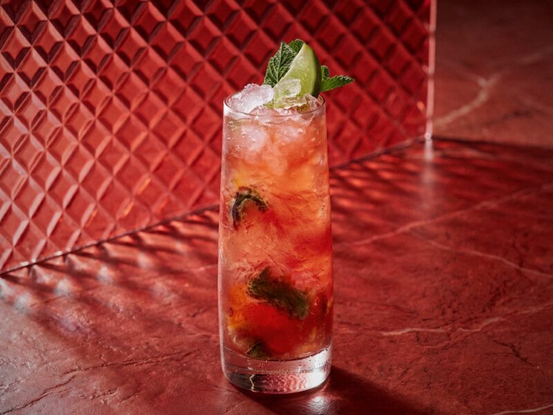 Strawberry Mojito cocktail