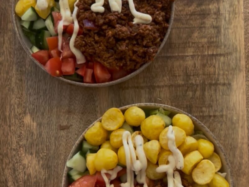 Truffel Cheeseburger Bowl