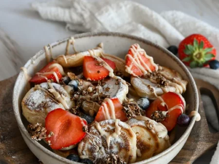 Mini American pancakes