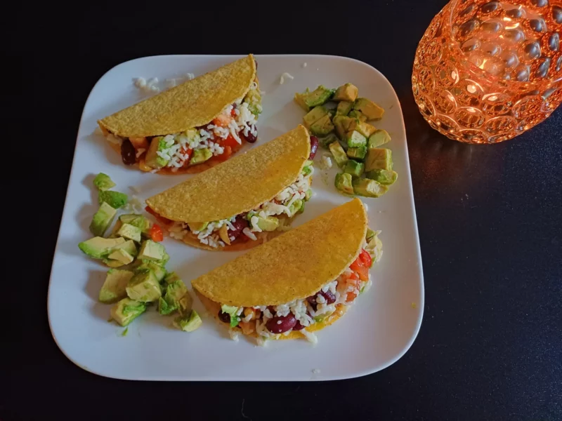 Vegetarische taco’s met kidneybonen