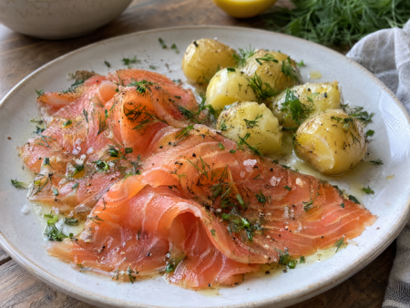 Gravad Lax met Boteraardappeltjes