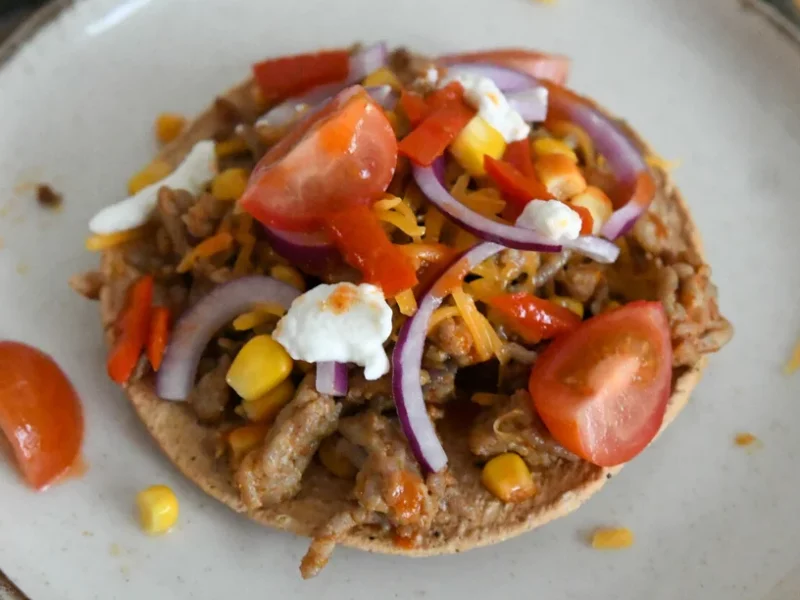 Mexicaanse tostada’s met gehakt